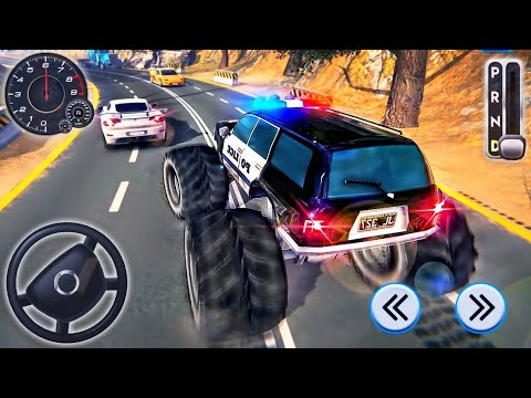  Police Truck Gangster Driver 3D - Cop Car Chase Driving Simulator  #gaming #gameplay 