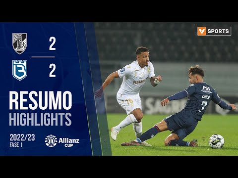 Highlights | Resumo: Vitória SC 2-2 BSAD (Taça da Liga 22/23 - Fase 3 - Jornada 2)