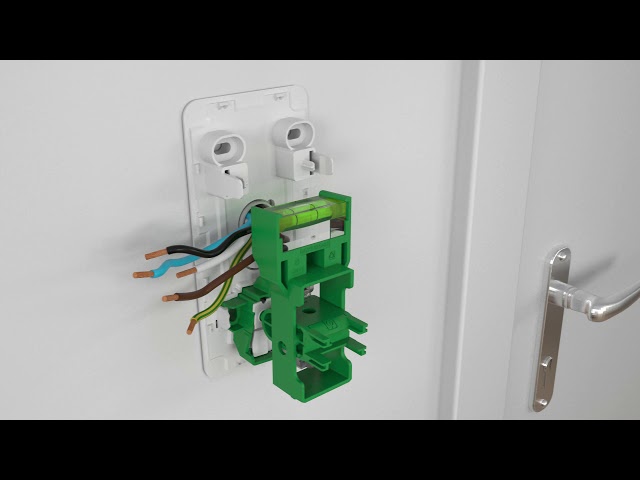 schneider electric Vattenpass strömst, v-uttag.