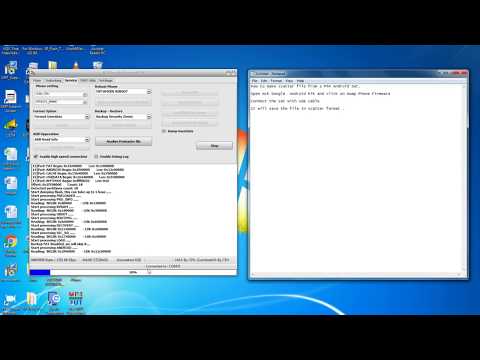Make scatter file of MTK Set,Take Backup of MTK Android set.