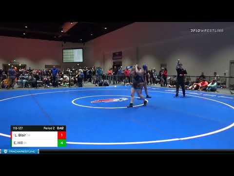 119-127 Lbs Round 1 - LilyAnn Blair, TN Vs Evey Hill, GA 37ea