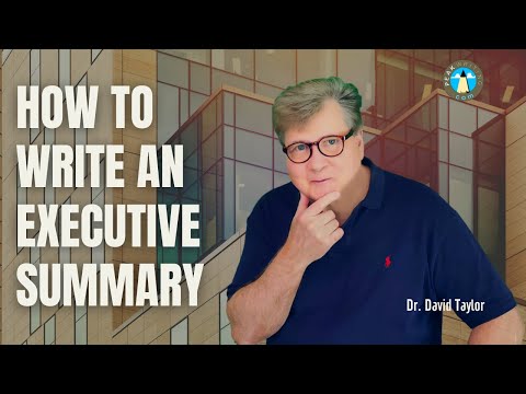 How to Write an Executive Summary Like a Boss