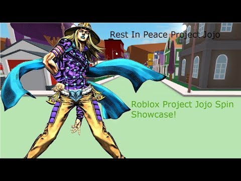 Roblox Project Jojo Spin Showcase!