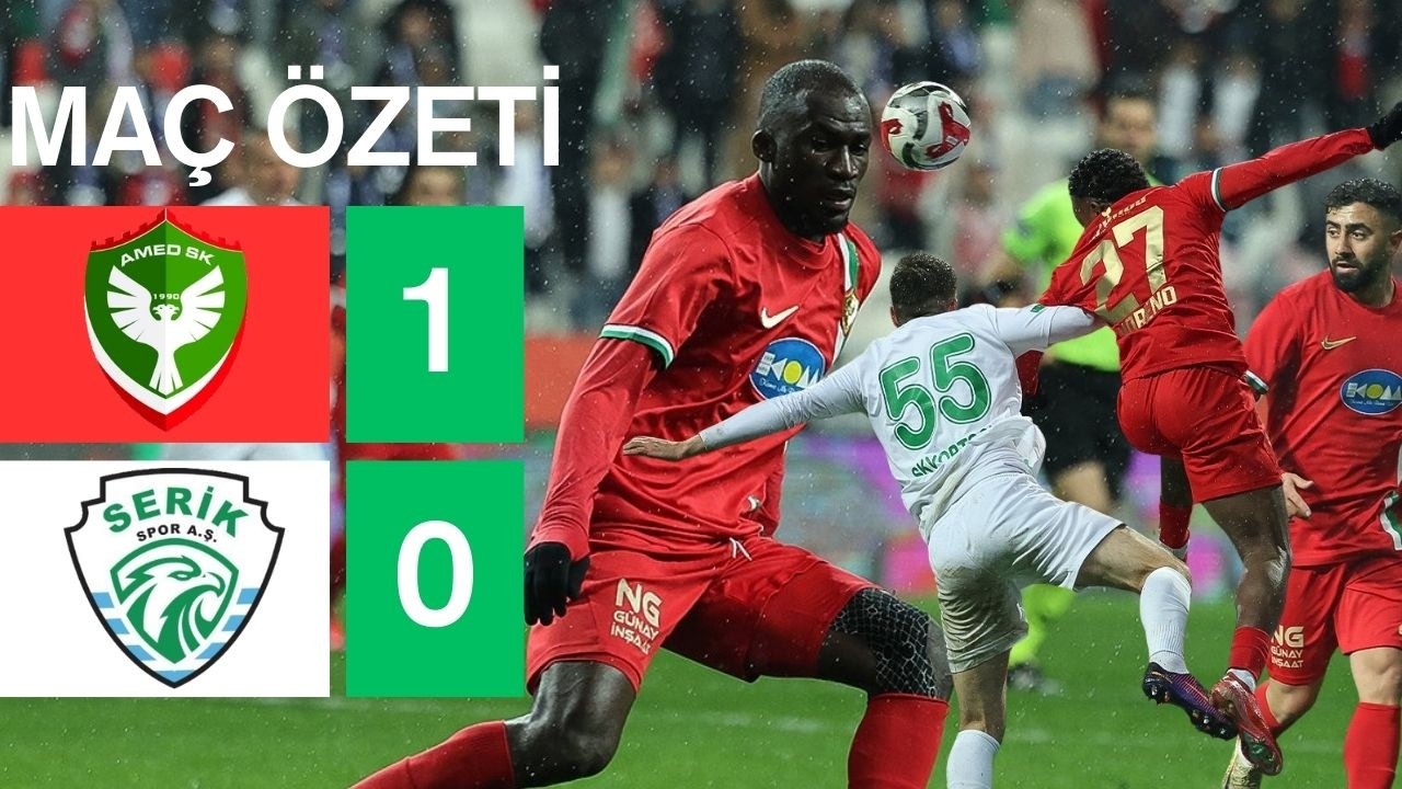 Amedspor 1-0 Serikspor