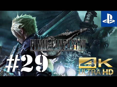 Final Fantasy VII Remake - Walkthrough Part 29 (No Commentary) [4K 60fps] (using Elgato 4K60 S+)