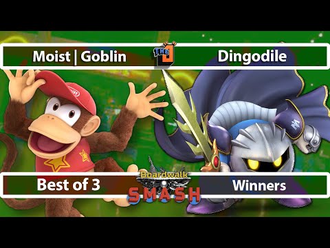 BWS 71 - Moist | Goblin (Diddy Kong, Roy) vs Dingodile (Meta Knight) - WR3 - Smash Ultimate