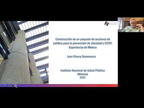 Seminario Web ” Construcción de un paquete de acciones de política para la prevención de obesidad y ECN: México”