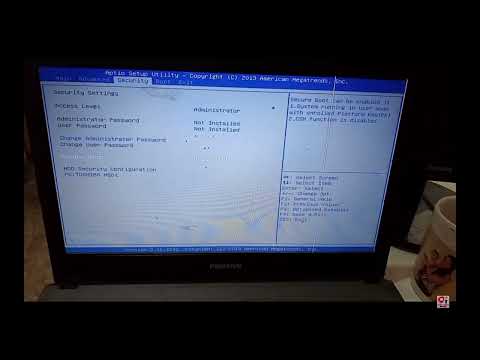 Configurar Bios do notebook Positivo para tornar a dar boot no HDD de legacy para UEFI