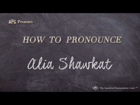 How to Pronounce Alia Shawkat (Real Life Examples!)