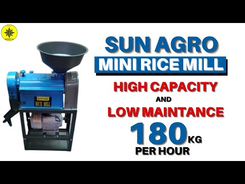 Semi-Automatic Mini Rice Mill