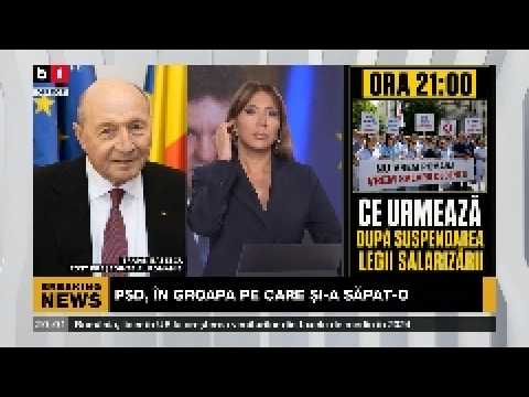 NEWS PASS. BĂSESCU: TOȚI sunt în afara CONSTITUȚIEI. N.DAN nu e OBLIGAT să facă ANTICIPATE. P1/3