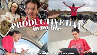 PRODUCTIVE day in my life!! | you choose what makes your day productive!!