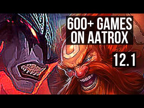 AATROX vs GRAGAS (TOP) | Rank 4 Aatrox, 4/1/7, 1.3M mastery, 600+ games | BR Grandmaster | 12.1