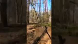 Ukraine war, Soldier hit with Ricochet during battle.