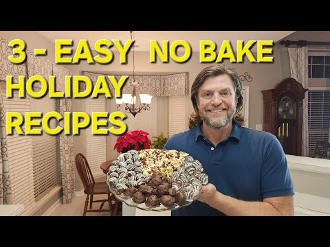 3-Easy No Bake Holiday Recipes🎄🎅//Gardening with Grayson