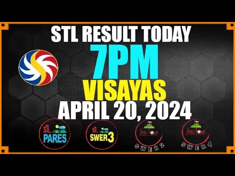 Stl Result Today 7pm VISAYAS April 20, 2024