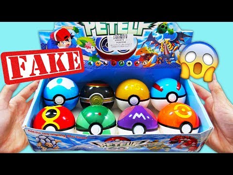 I OPEN 8 GIANT POKE BALL GO SURPRISE FAKE MADE IN CHINA!😱 *VERSION 2.0*