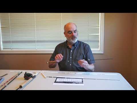 Building My First Fly Rod Step 5 - Guide Spacing