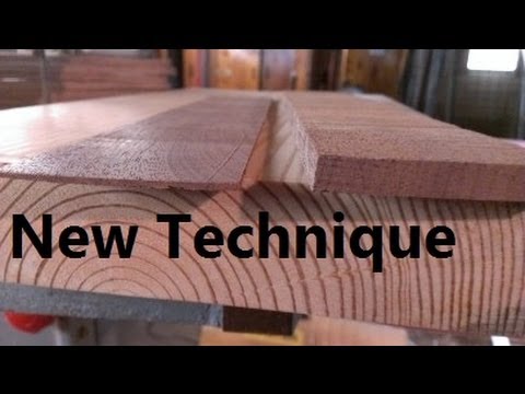 How to plane wood thin quickly