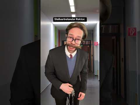 Rektor vs STELLVERTRETENDER Rektor an Schulen 😂| Laschakv#Shorts