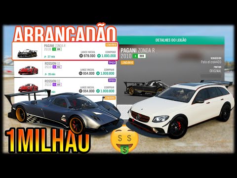 Forza Horizon 4 - ARRANCADÃO de LEILÃO no valor de 1MILHÃO