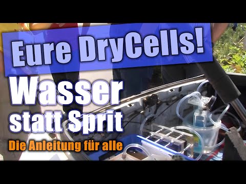 Wasser statt Sprit: Eure DryCells!