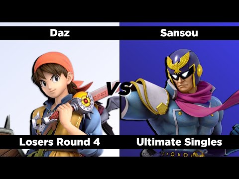 GAMING Weekly #38 - Losers Round 4 - Daz (Hero) vs. Sansou (Captain Falcon)