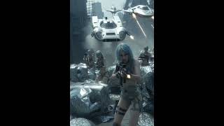 Galactic Showdown: 917 Racing Cars vs Alien Invaders #chromecity #bluehair #917