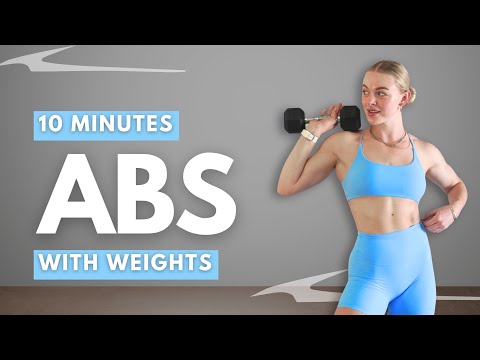 10-Minute Weighted Ab Workout with Dumbbells (No Repeats) | Built 15 - Day 4