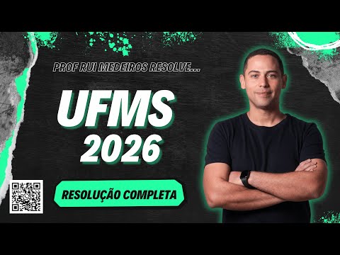 UFMS 2026 | CHEMISTRY | COMPLETE SOLUTION | Prof. Rui Medeiros