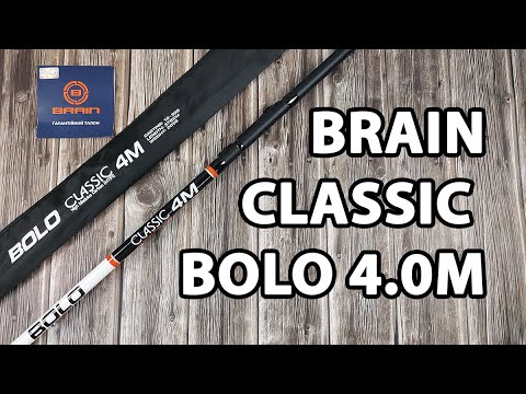 Вудлище болонське Brain Classic Bolo 4.0m (телескопічне, з кільцями) + чохол та захист на кільця