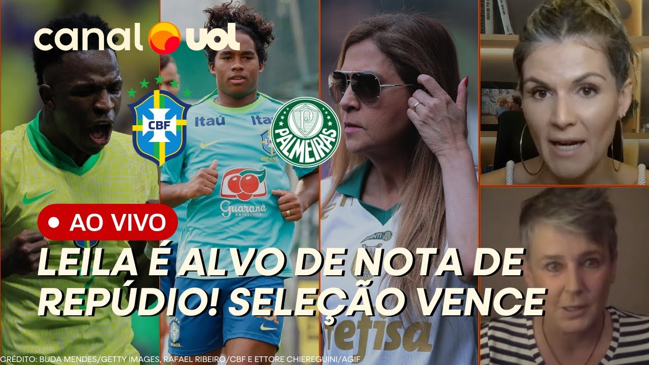 LEILA PEREIRA É ALVO DE NOTA DE REPÚDIO! ENDRICK FICA NO BANCO, DORIVAL QUER PRESSÃO E+ | AO VIVO