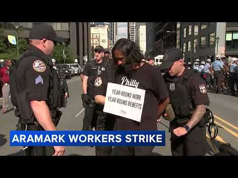 Aramark workers strike against all 3 Philadelphia sports ...