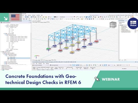 Webinar | How to Calculate Concrete Foundations with Geotechnical Design Checks in RFEM 6