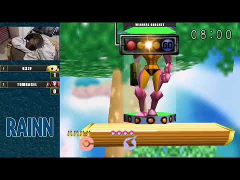 Charity East - B33f (Pikachu) Vs. TomBagel (Mario, Samus) Super Smash Bros. - SSB64