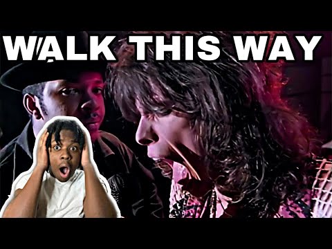 FIRST TIME REACTION- RUN DMC - Walk This Way (Official HD Video) ft. Aerosmith