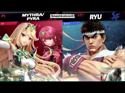 @pinkbombo91 (Pythra) vs. King Succy (Ryu) - Winners Quarters - Smashkatoon 57