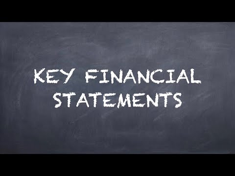 Key Financial Statements