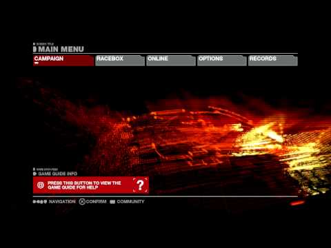 WipEout HD Fury new menu