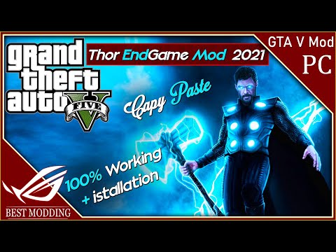 GTA V Thor EndGame Mod | With Power's | Step By Step Method | GTA 5 Mod | in Hindi Urdu