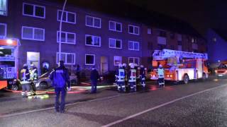 preview picture of video 'Defekte Gasleitung Feuer Kiel Wellingdorf & Dietrichsdorf'