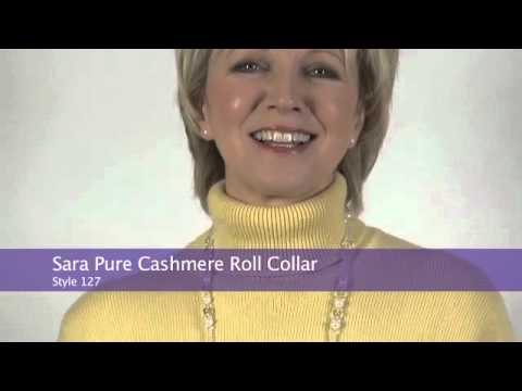 Cashmere Jumper | Sara Pure Cashmere Roll Collar