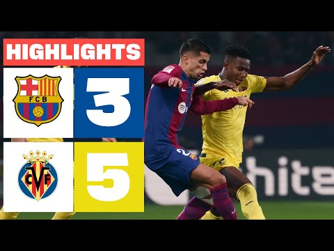 Videoresumen del Barcelona - Villarreal