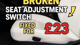 Tesla Model 3 seat adjustment switch replacement
