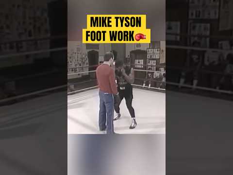 Mike Tyson foot work 🥊 #boxing #boxer #kickboxing #miketyson #usa