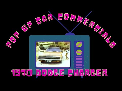 Pop Up Commercials Episode #1 - 1970 Dodge Charger Commercial