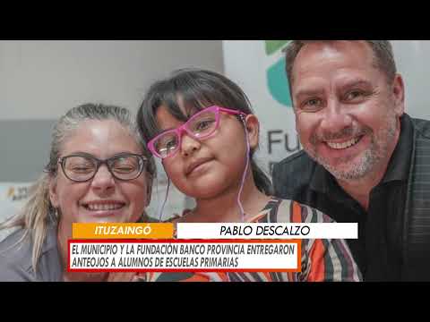 EL MUNICIPIO DE ITUZAINGÓ Y LA FUNDACIÓN BANCO PROVINCIA ENTREGARON ANTEOJOS A ALUMNOS DE PRIMARIA
