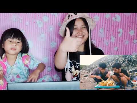 Reaction Mukbang Di TPA antang super kocak...Dimuntahin makanannya? || Tisha Tasya