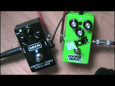 Analog Delay Pedal Shootout: Dr Tone DLY-101 Vs MXR Carbon Copy