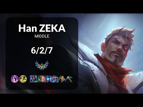 Han Zeka Jayce vs LeBlanc MIDDLE - KR CHALLENGER Patch 15.3